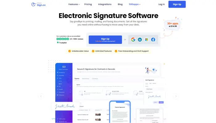 making esignature - Sign.cc