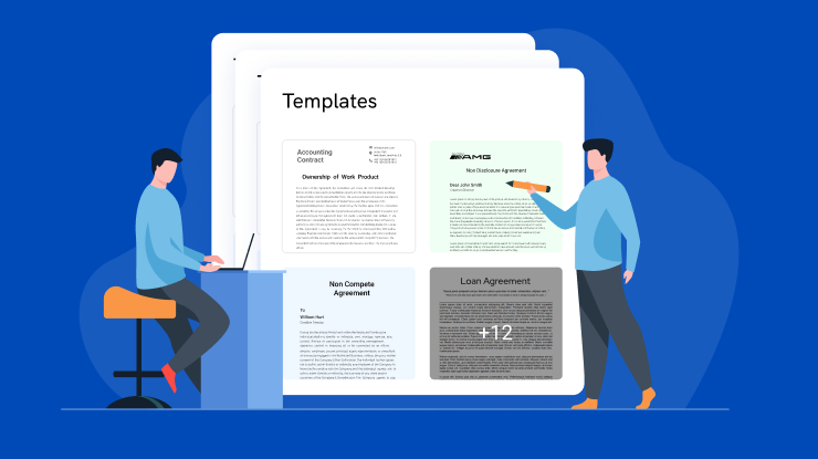 pre designed templates esign