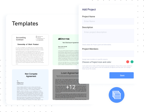create convenient templates