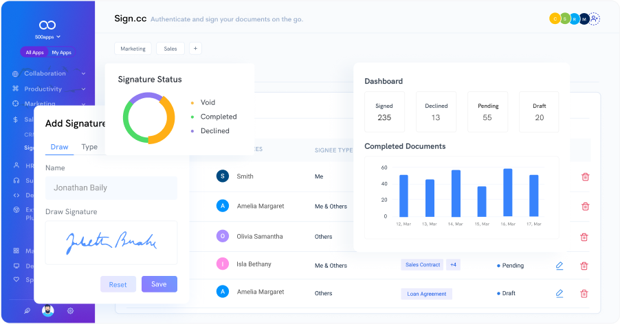 Esign | Sign.cc by 500apps